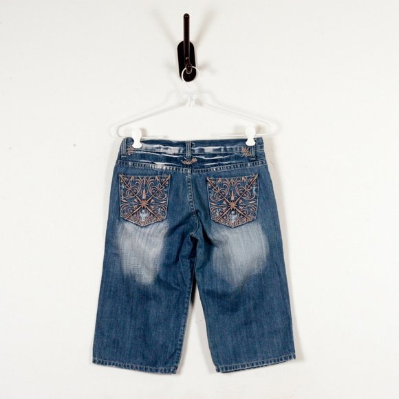 Dolce Gabbana Women Blue Bermuda Straight Denim 27 - Picture 6 of 10